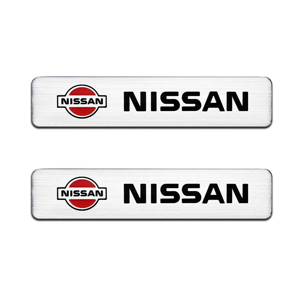 ABE4 Car Styling 3D Aluminum Alloy Body Side Fender Trunk Badge Sticker For Nissan GTR Nismo Terrano Versa Primera Livina Qashqai J11