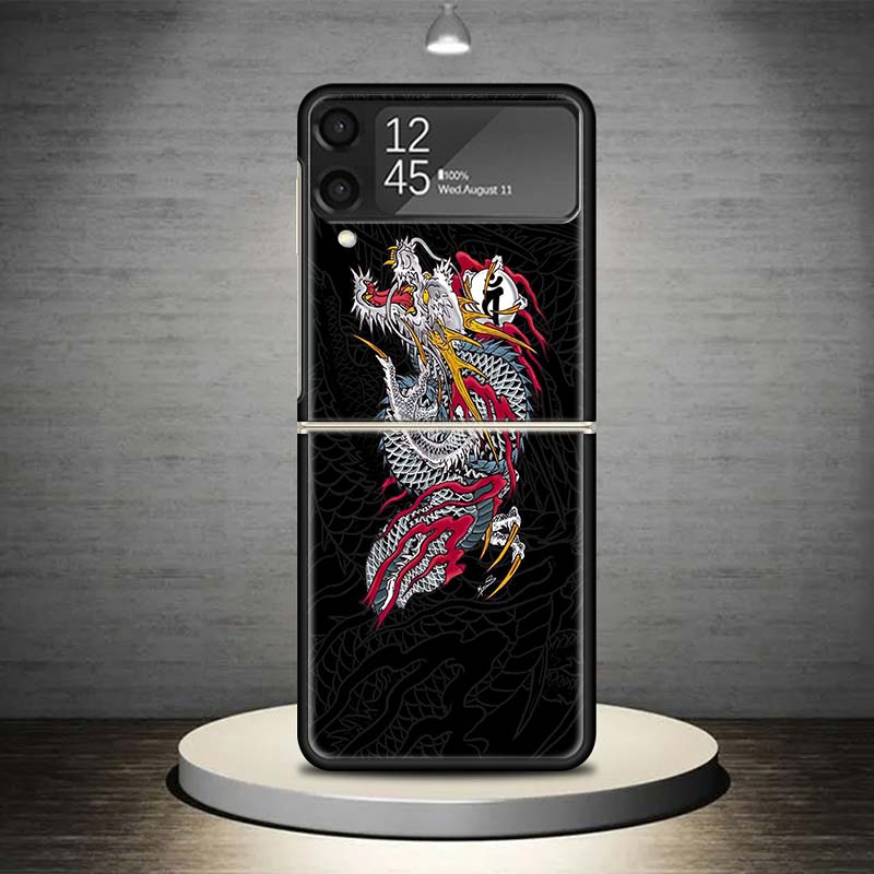 Yakuza 0 Game Phone Case For Samsung Galaxy Z Flip 7 6 5 4 3 5G Shockproof Cover Z Flip7 Flip6 ZFlip5 Flip3 Flip4 Luxury Shell G