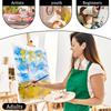 Painting Brushes 4-Pieces Fine-Pointed Drawing Art Tool Artist Paintbrushes For Acrylic For Oil Watercolor Canvases Rock Body