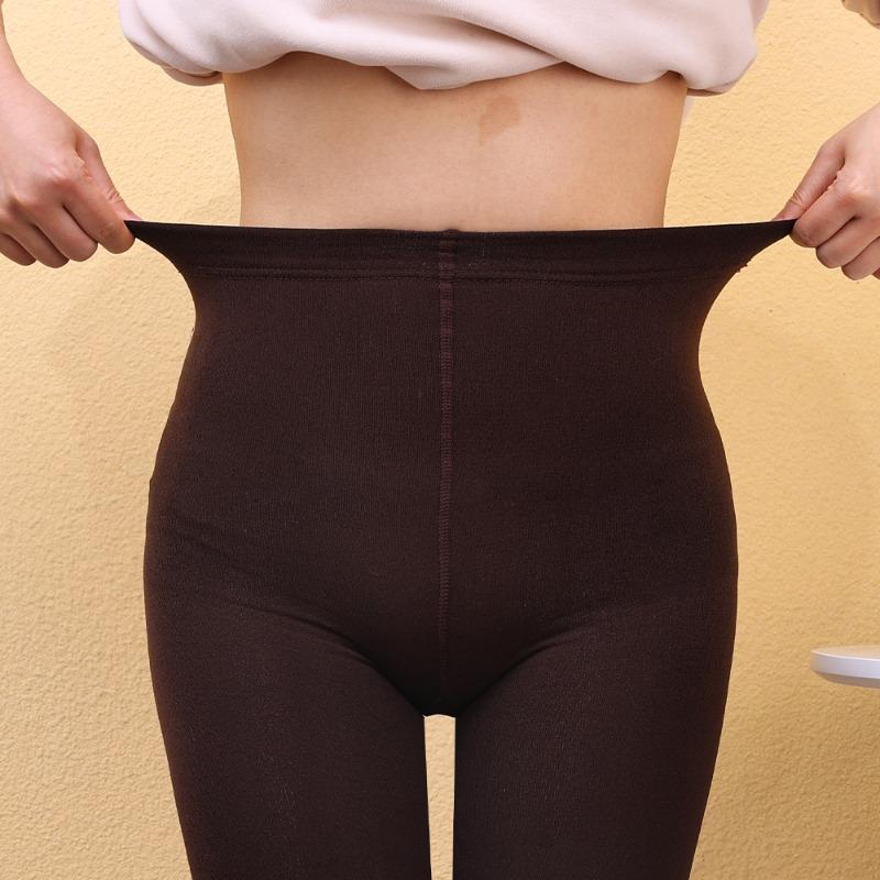 Ultra Warm Thickened High Waisted Tights Winter Seamless Pantyhose Windproof Hosiery For Women Daily Wear Underwear Leggings