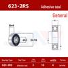 High-Speed Miniature Bearings 623-629 for Toys and Motors (ZZ/RS)
