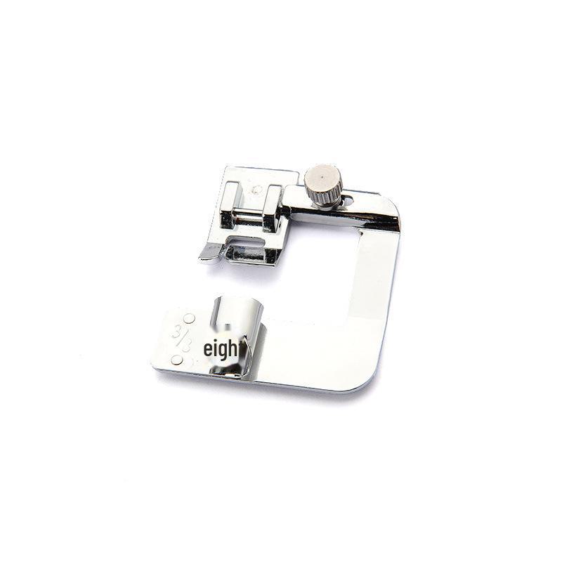 Multi-Function Presser Foot for Household Sewing Machines - Includes Hemming and Curling Accessories