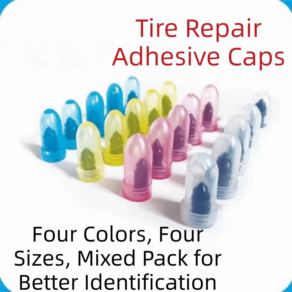 50Pcs Self-Service Tool Spiral Rubber Screws S/M/L/XL Tire Screw Plugs Car Tire Repair