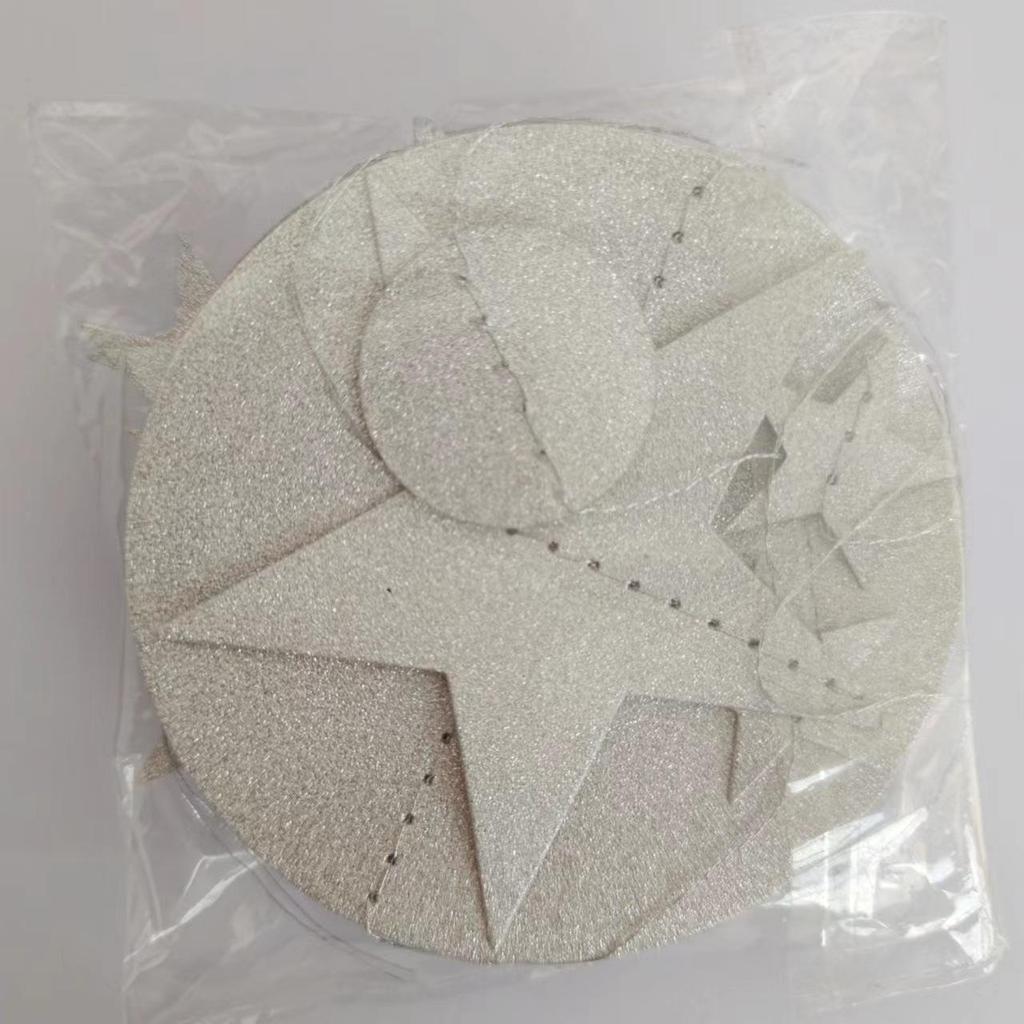 Festive Starry Round Bunting - Christmas & New Year Wall Decor