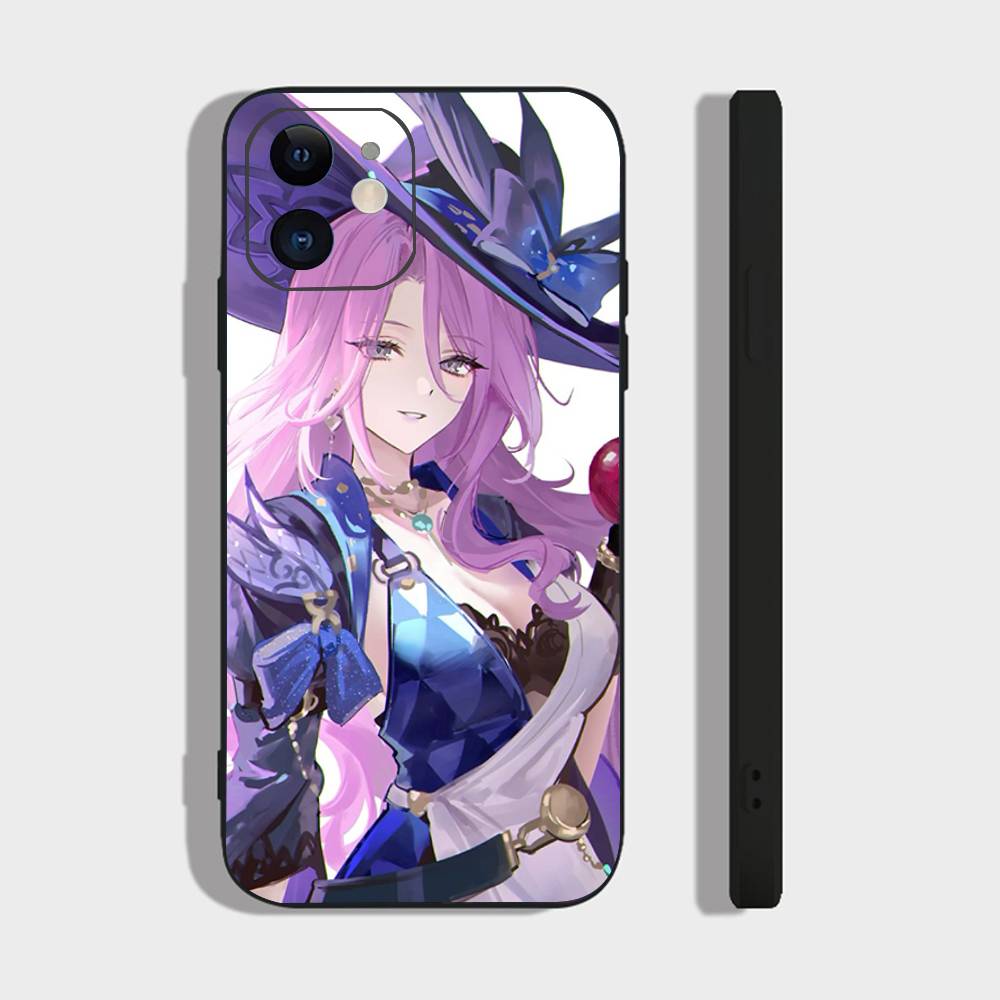Jade Honkai Star Rail Anime Phone Case For IPhone 17 Air 16 15 14 13 Pro Max 11 12 Black Silicone Cover