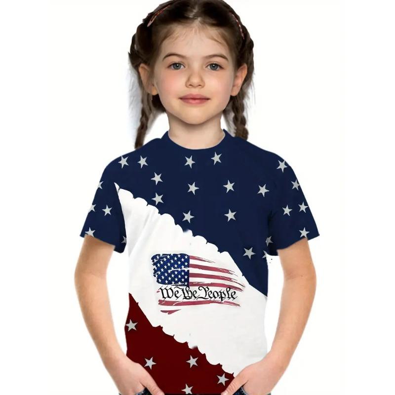 Fashionable Casual Personalized Stylish Cute Pattern Pullover Short Sleeved T Shirt