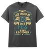 Life Begins At 70 Mens Birthday T-Shirt Born In 1955 Legends 70th Gift For Him