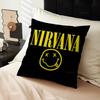 Band N-Nirvana Personalized picture text home decorative pillows Household Gifts 45x45cm