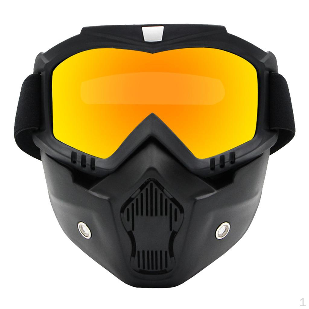 

Motocross Goggles Bike Anti Fog Windproof Dustproof Glasses сірий колір