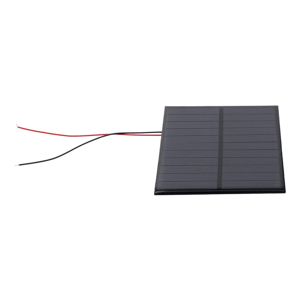 15cm Wire Solar Panels Kit 5 Pieces Solar Panels Multiple Applications 5.5V 200mA Output Multiple Power Sources
