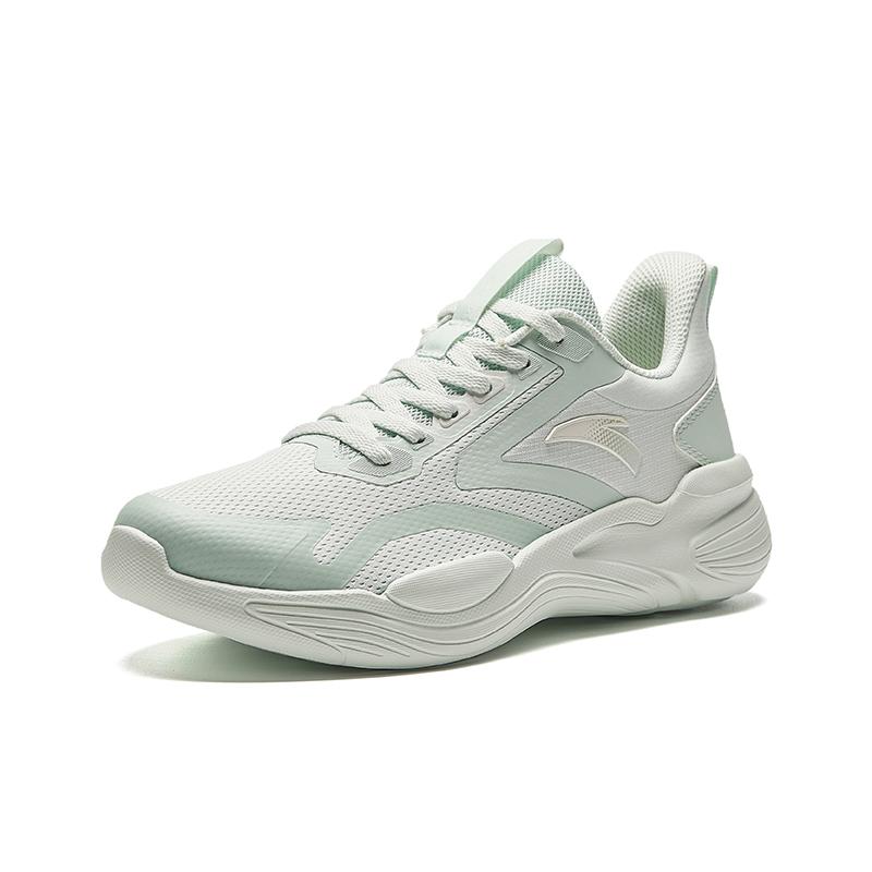 Anta Jump Rope Shock Absorbing Durable Low Top Running Shoes Women sneakers Green 922417778-1