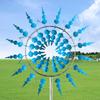 Metal Iron Windmill Spinner Gardening Wind Power Rotating Catchers For Patio Garden Lawn Outdoor Courtyard Decoration