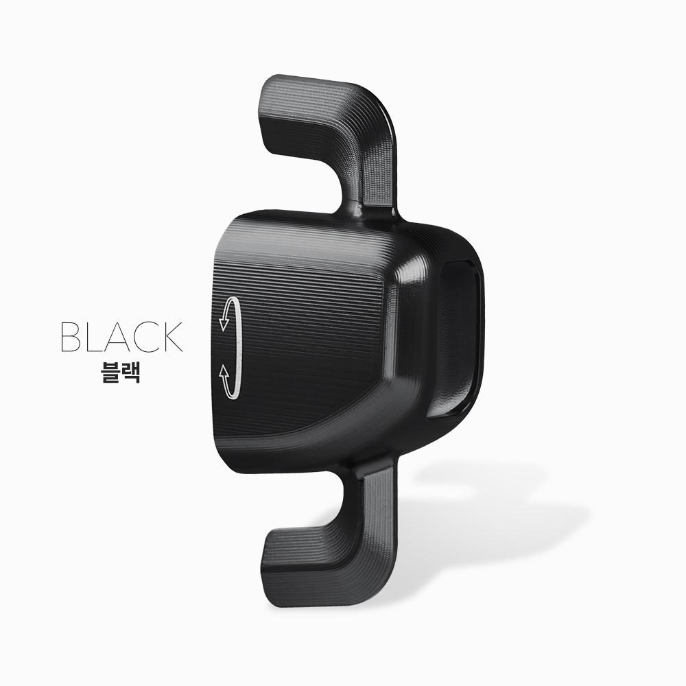 

For Kia EV3/EV4/EV5/EV9/PV5/TASMAN Car Tuning Auto Aluminum Alloy Steering Column Shift Knob Cover Trim Accessories For Kia EV9 чорний