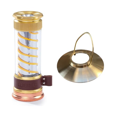 

Set includes Barebones Edison Light Stick with Magnet (LIV145) and ReHOUD Brass Lantern Shade for Edison Light Stick (Gold)