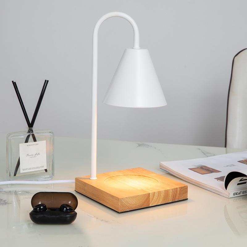 Wax Melting Lamp Aromatherapy Retro Desk Lamp Rechargeable Timed Desk Lamp Bedroom Desktop Bedside Desk Lamp