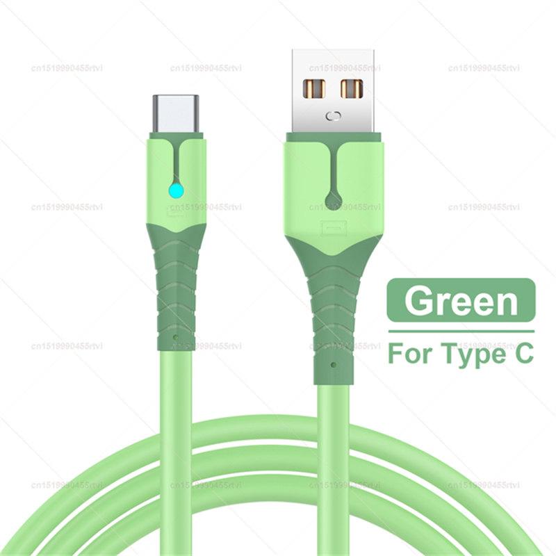 USB Type C Cable 5A Fast Charging USB C Cable for Huawei Data Cord Charger USB Type C Cable For Honor Xiaomi POCO X3 M3 1/2M