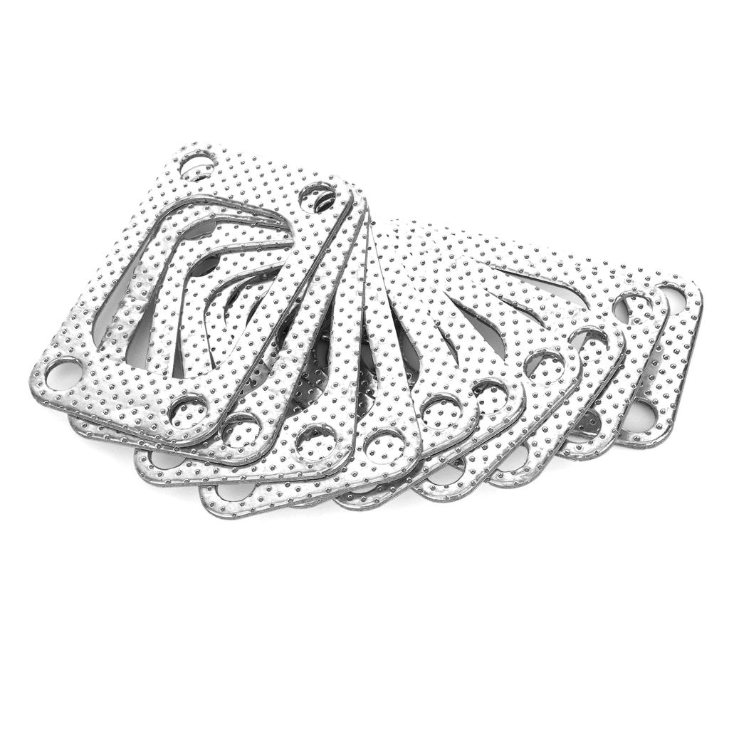Set 10 buc Garnituri Turbo Flanșă T3 Grafit Aluminiu Potrivit pentru T34 T35 T38 GT35 Turbo