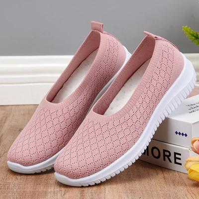 Mode Casual Mesh Schuhe Leichte Wanderschuhe Sommer Frauen Hausschuhe Atmungsaktive Plus Größe Frauen Schuhe Rutschfeste Hausschuhe