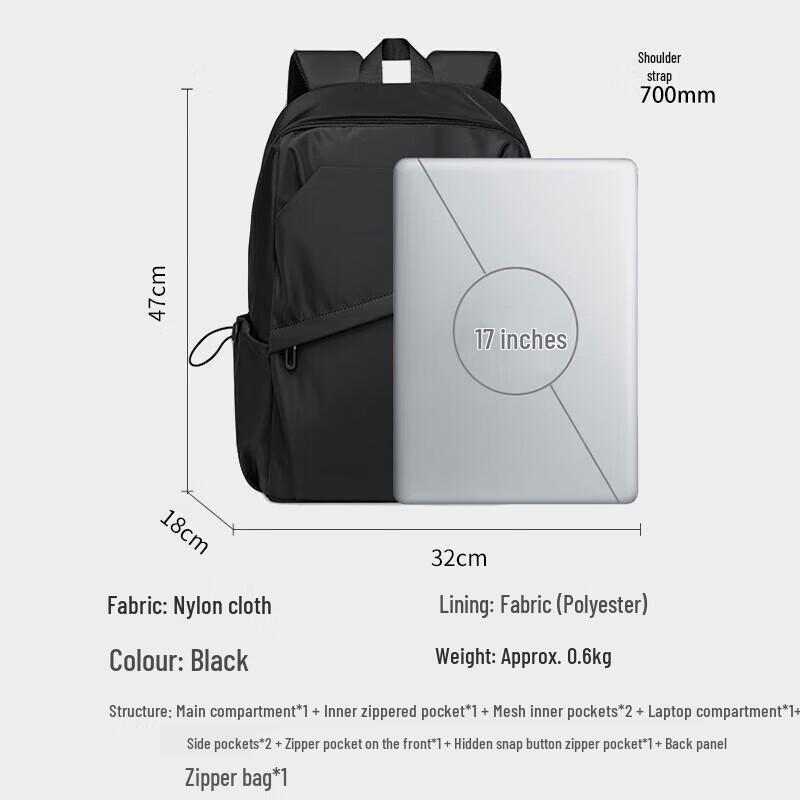 Warrior Large Capacity Men's Commuter Laptop Backpack