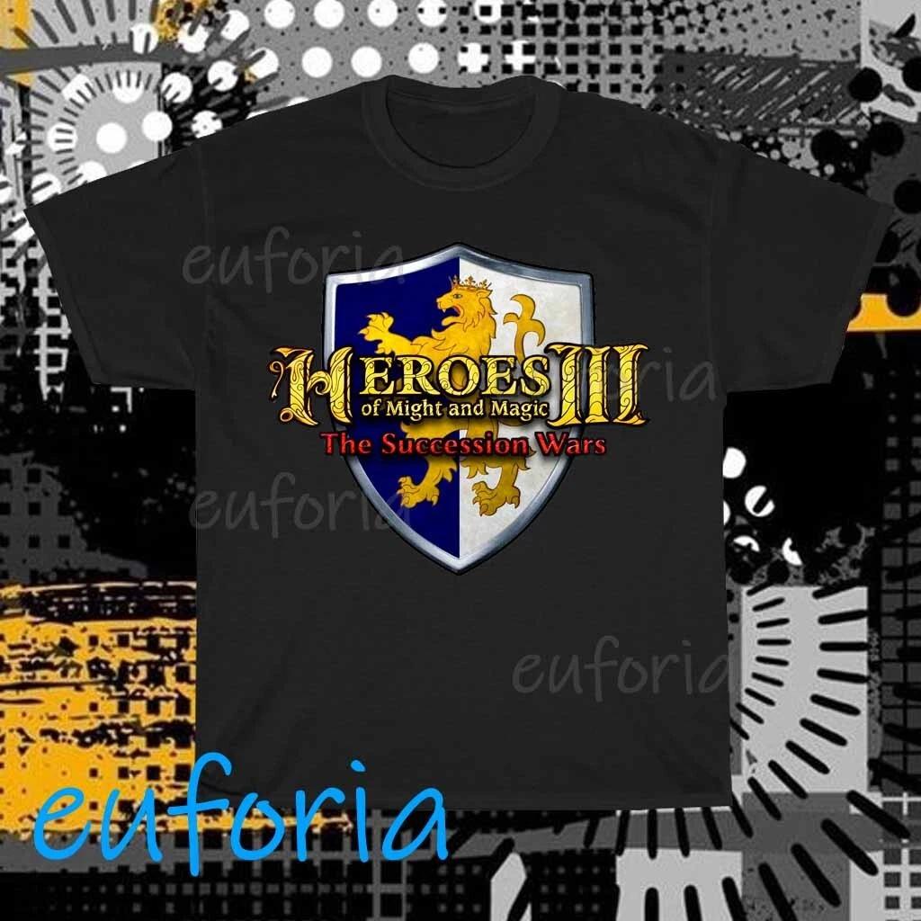 Heroes Of Might And Magic Logo T-Shirt Funny Size S to 5XL L