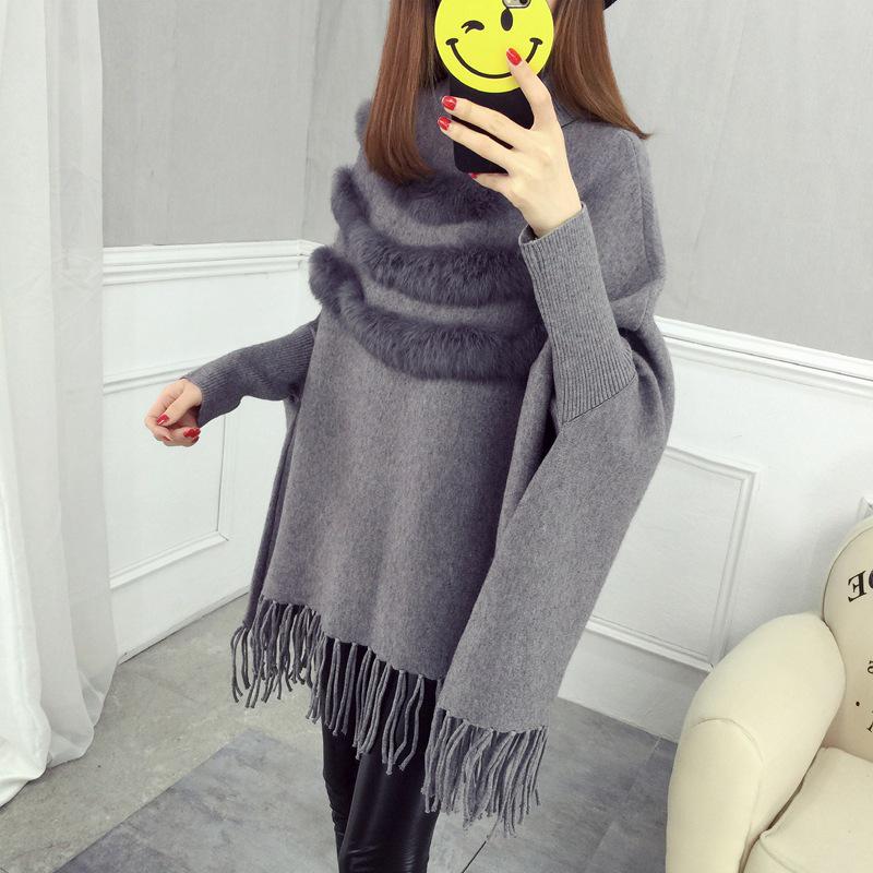 2019 Women Pullover Autumn Winter Warm Turtleneck Sweater Long Sleeve Casual Loose Knitted Tops