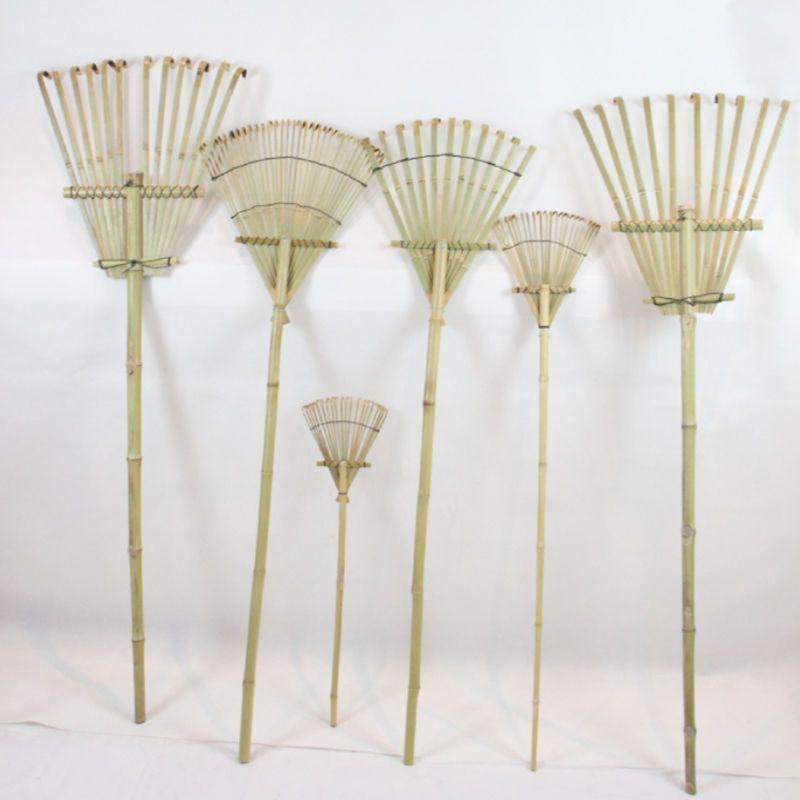 Large Bamboo Leaf Bear Hand Rake – Gardening Tool for Export to Japan, Europe, and America