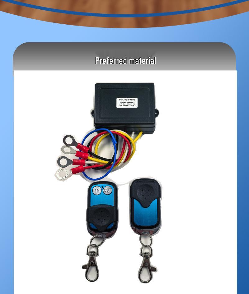 12V Wireless Winch Remote Controller for Jeep and ATV Off-Road Vehicles
