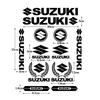Suzuki Motorcycle Logo Personalized Decorative Sticker for Bodys Helmet Shock Creative Waterproof Modified Stickers Decoration