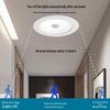 Slim Voice-Controlled Radar Downlight for Ceiling, Stairs, and Balcony