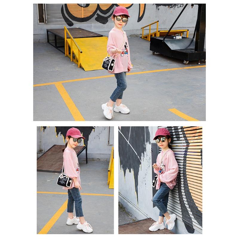 Весенне-летняя новая детская спортивная обувь с дышащей сетчатой поверхностью для девочек — фото 14