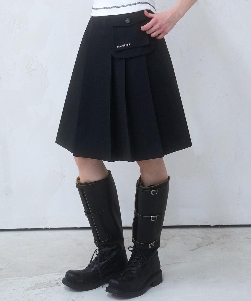 Urban Dress Saddle Midi Pleats Skirt - 2Col