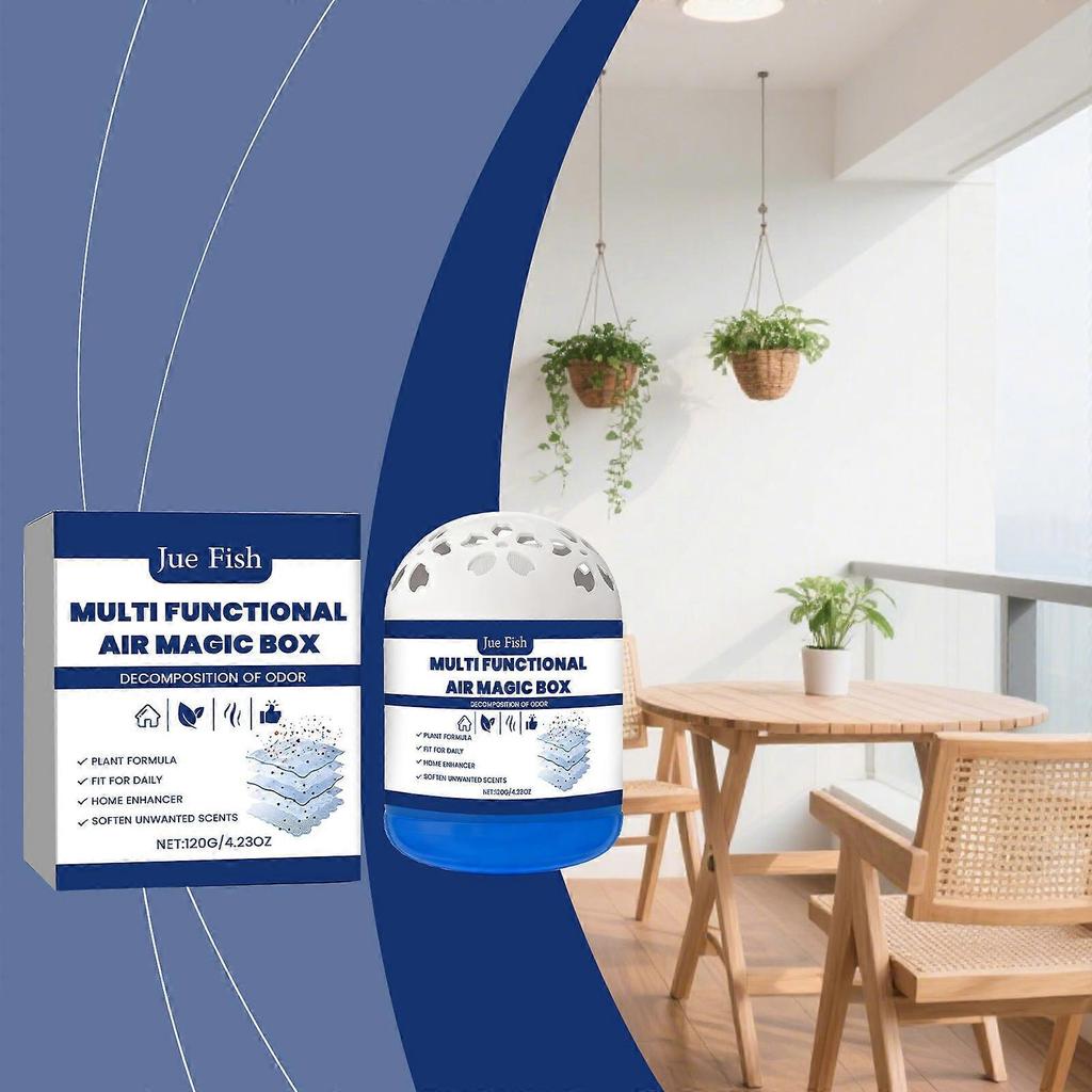 Jue Fish Pet Area Freshness Magic Box, 120g Plant Formula Indoor Automatic Dust Removal