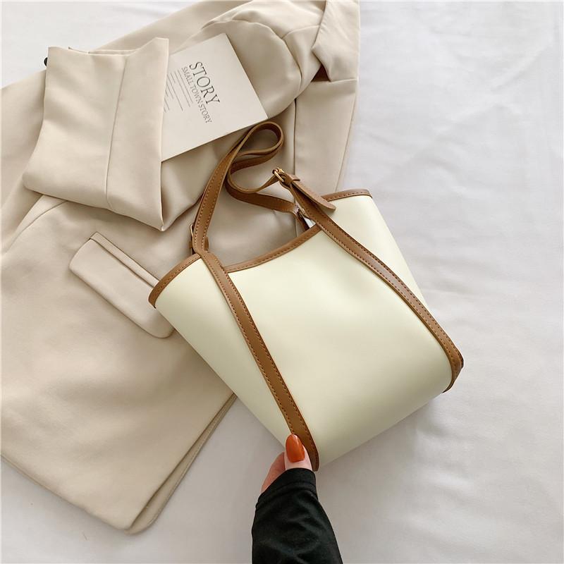 2023 Fashionable Vintage Bucket Shoulder Bag For Women With Large Capacity And Trendy Design