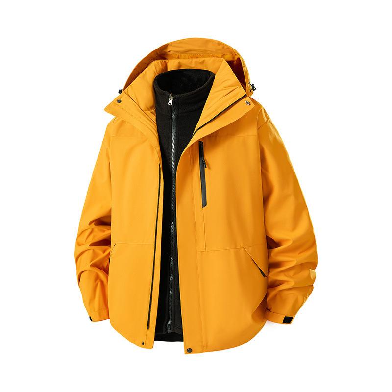 Three-in-one Jackets New Outdoor Jackets for Men and Women, Mountaineering Clothes, Sports and Leisure Jackets