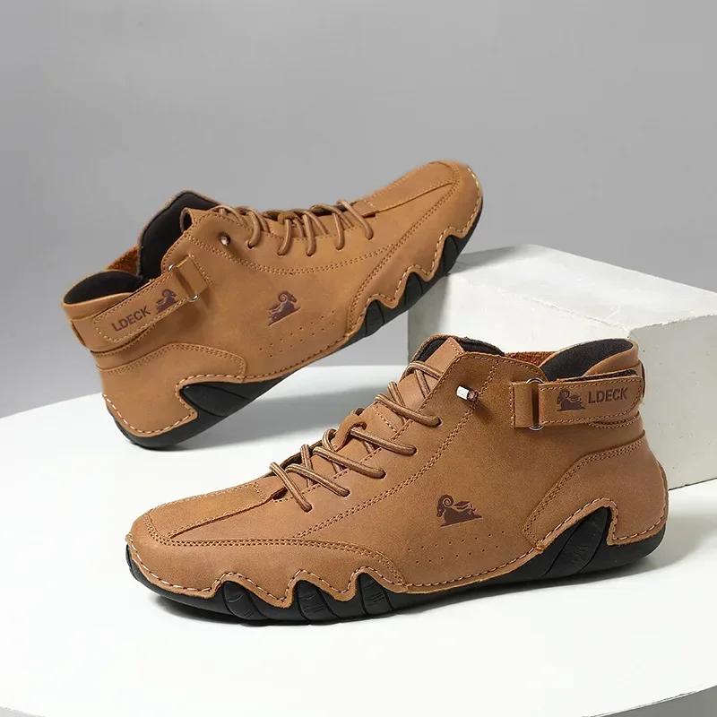 Women’s Soft Soled Walking Boots Simple Versatile Breathable Flat Shoes Fashion Wear-Resistant Rubber Outsole Women Ankle Boots