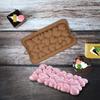 DIY Handmade Silicone Fondant Mold Heart Pattern Chocolate Shape Candy Sugar Craft Paste Mold DIY Candle Resin Crafts