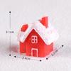 Christmas New Products Gifts Elk Snowman Santa Claus House Villa Creative Resin Micro Landscape Snow Cute Decoration Craft