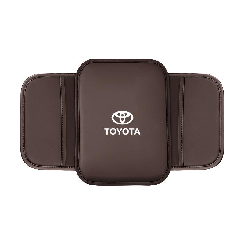 WTRK1 Car Armrest Pad Soft PU Leather Anti Scratch Universal Waterproof Box Cover Cushion Resistant For Toyota Camry Hilux Corolla