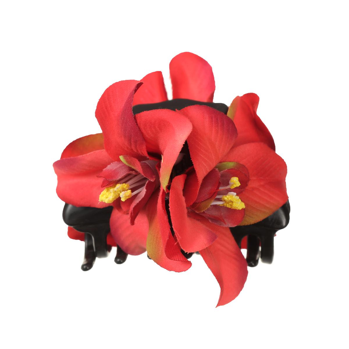 

AWAYTR Корейские цветы Каттлеи Заколки для волос Ракушка Заколки-крабы для женщин Девушка Подарок Аксессуары для волос Валентин Головной убор