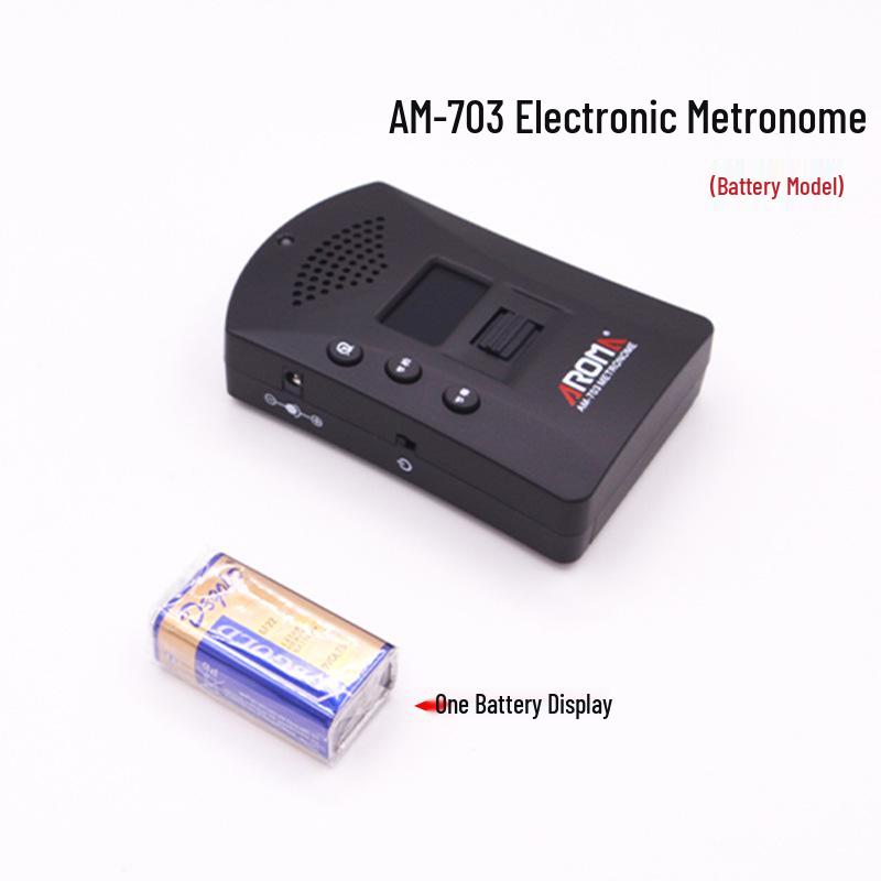 Anoma AROMA AM-705S Vocal Metronome for Piano, Guitar, and Drums with Rack & Charging Port