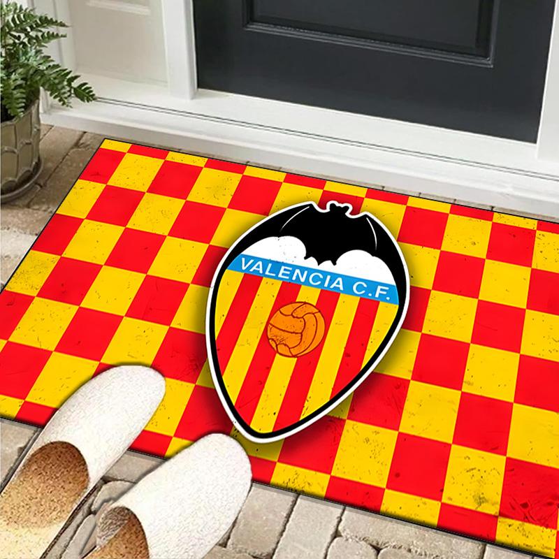 1PC rug Valencia Crest Design Carpet, Chair Rug,Area Rug for Office Bedroom living rooms bedroom, Doormat decor Christmas fan gifts