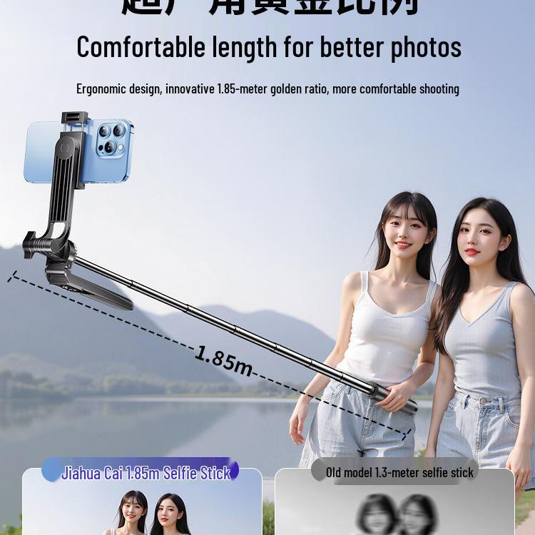 2025 Selfie Stick Tripod: Portable Anti-Shake Travel Phone Holder for Photography