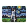 Custom Starry Night Dachshund Dog Doormat Anti-Slip Entrance Kitchen Bathroom Floor Door Mats Bedroom Balcony Carpet Rug