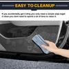 Suede Leather Anti-Kick Door Sticker for Tesla Model 3 Model Y 2017-2026 Interior Protection