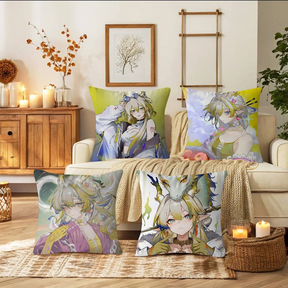 Arknights Shu Pillow Gift Home Office Decoration Pillow Bedroom Sofa Car Cushion CoverPillow Case