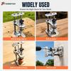 Precision Vertical Drilling Jig Aluminum Drill Press Stand with Spring Buffer for Handheld Electric Drill Use