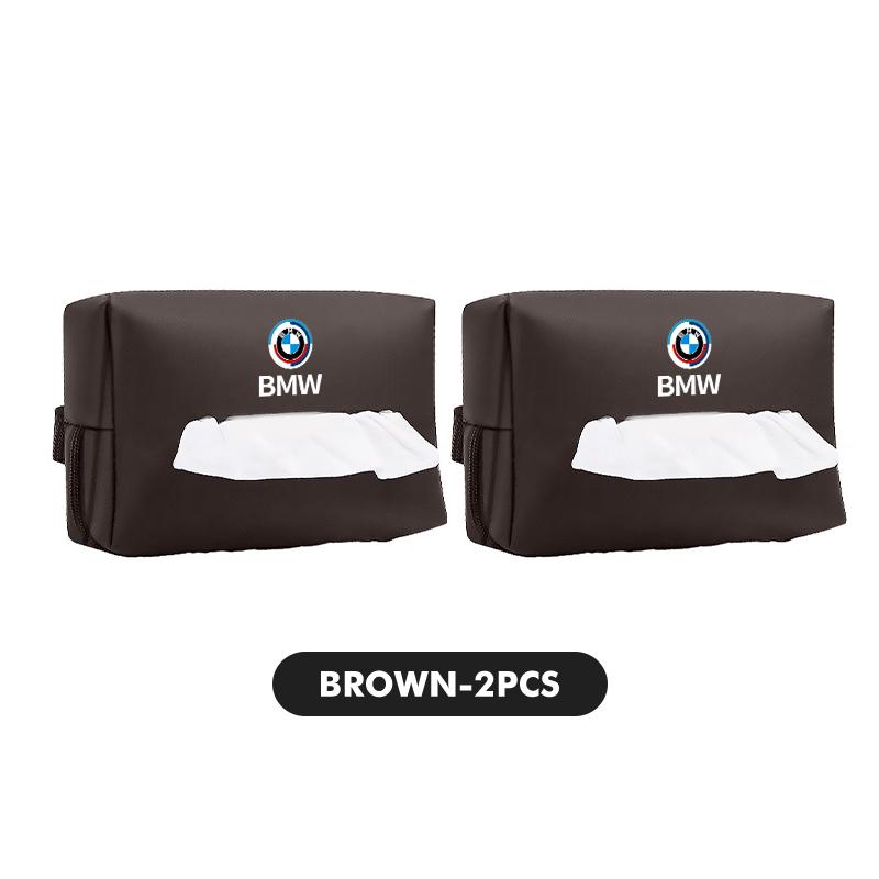 Car Seat Headrest Tissue Protetor Cover Seatback Hanging Paper Towel Storage Bag For BMW Performance M2 M3 M4 X1 X3 X4 X5 E87 X7