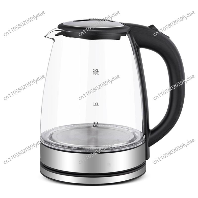 Stainless Steel Electric Kettle, Large Capacity Hot Water Kettle Household, Mini Electric Kettle Constant Temperature Function 2L