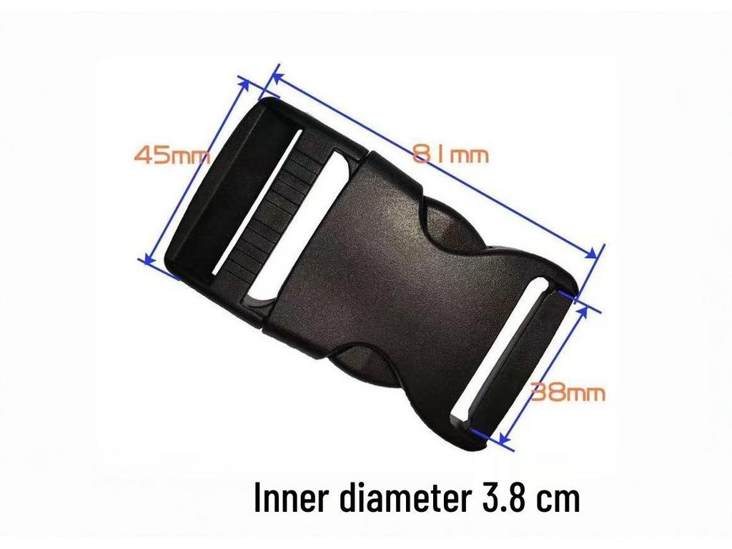 POM Plastic Adjustable Snap Buckle for Backpack Waist Cinch