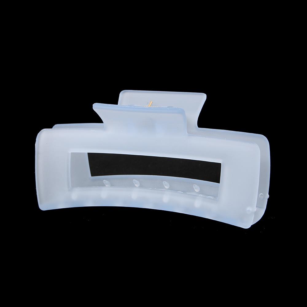 Extra Large 13CM Rectangular Hair Clip - Frosted Multi-purpose Shark Claw Clip for Thick Hair